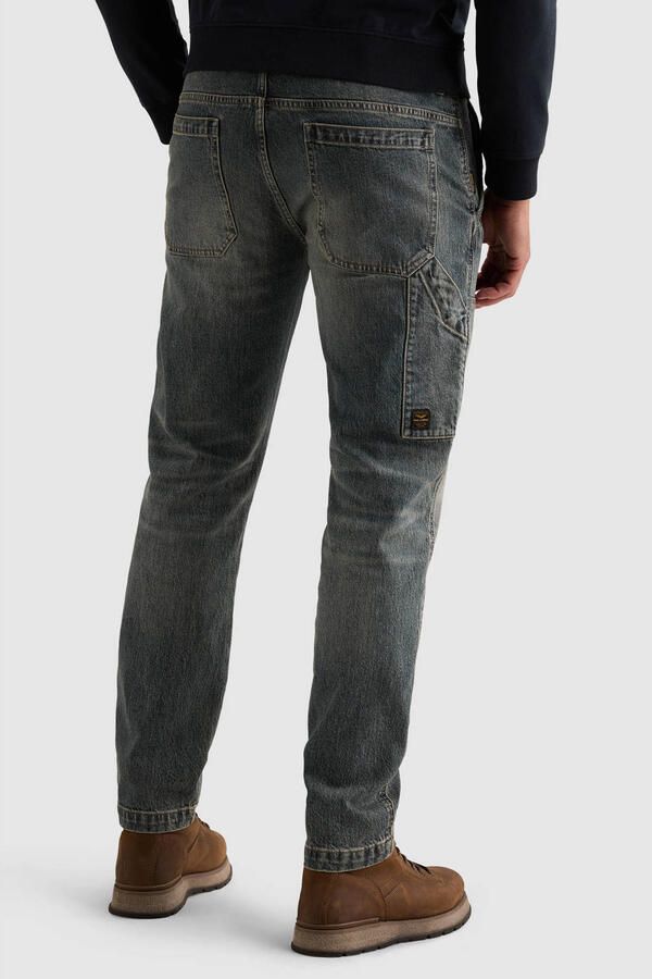 PME Legend falcon worker pants relaxed fit straight leg jeans blauw - Foto 3