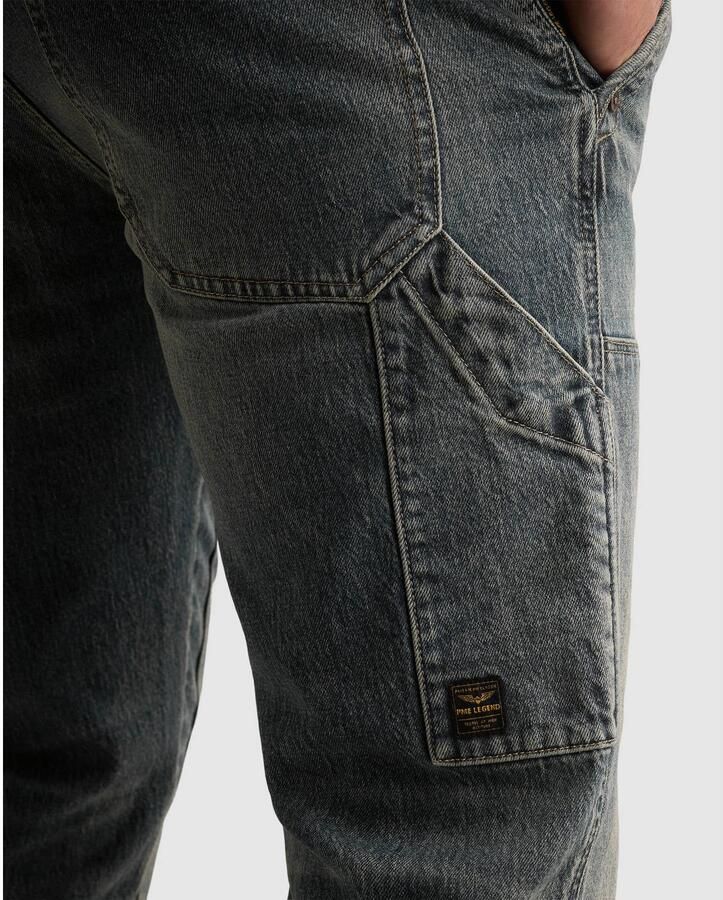 PME Legend falcon worker pants relaxed fit straight leg jeans blauw - Foto 2