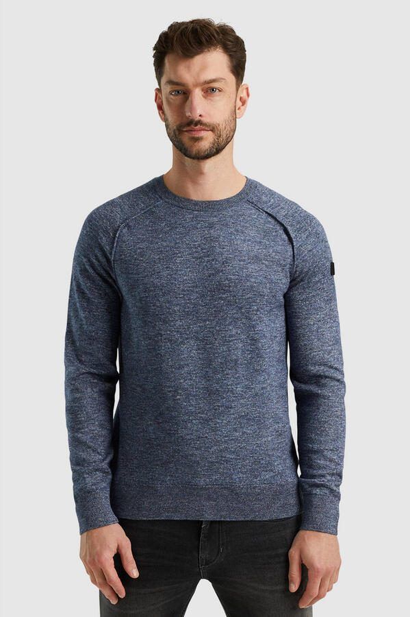 PME Legend R-neck soft blend pullover Blue Heren - Foto 2