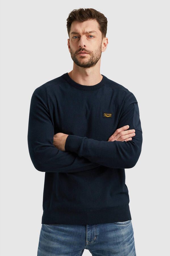 PME LEGEND Heren Truien & Vesten R-neck American Classic Buckley Knit Blauw - Foto 5