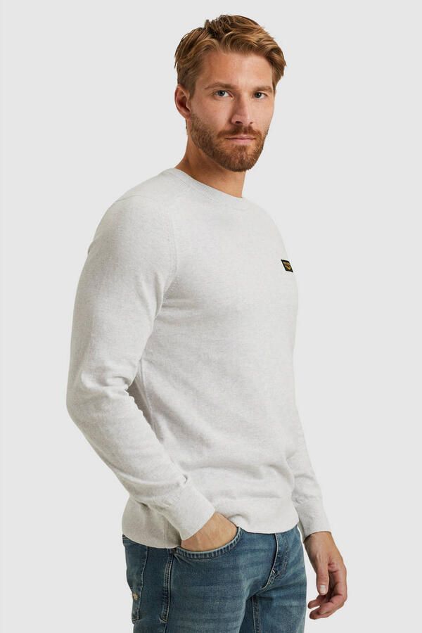 PME Legend American Classic Trui Lichtgrijs Melange - Foto 2