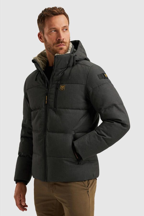PME Legend Regular fit gewatteerd jack met viscose model 'YET' - Foto 2