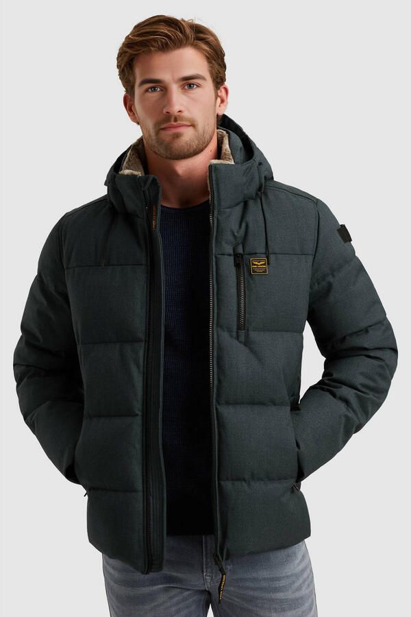 PME Legend Regular fit gewatteerd jack met viscose model 'YET' - Foto 2