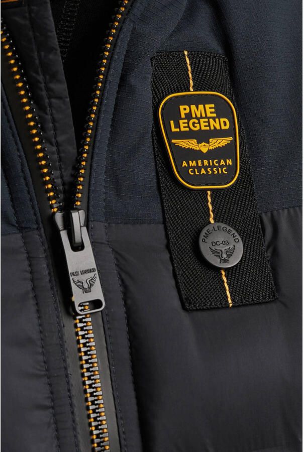 PME Legend gewatteerde jas STACKPEAKER donkerblauw - Foto 3
