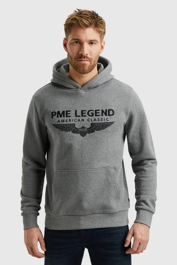 PME Legend hoodie grijs melange