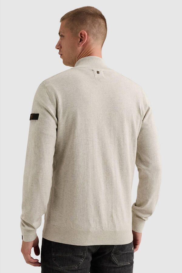 PME LEGEND Vest van 100% katoen met ritssluiting