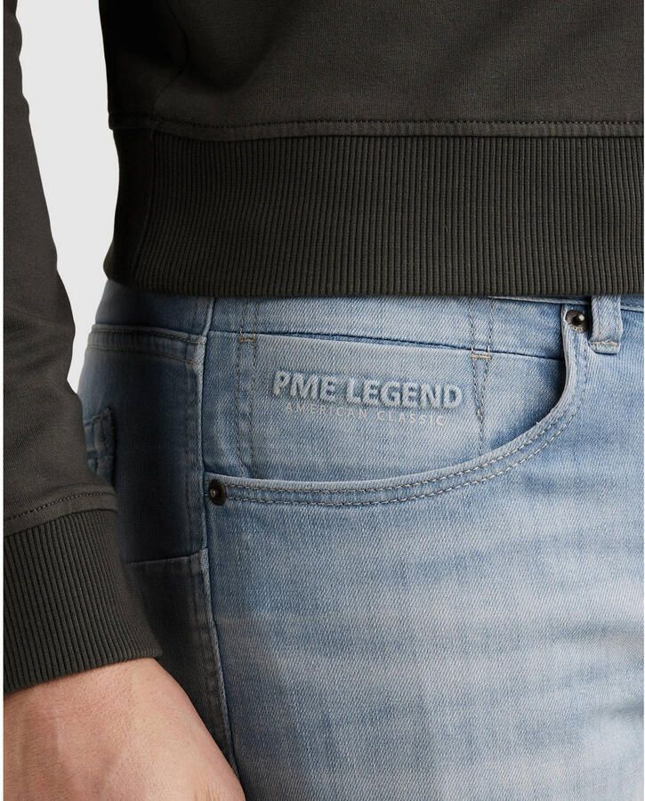 PME Legend NIGHTFLIGHT regular fit jeans met textuur light blue denim - Foto 2