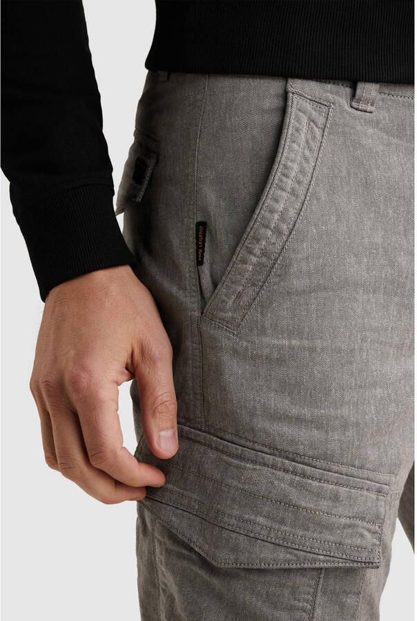 PME Legend NORDROP CARGO 3.0 tapered cargobroek met linnen grijs - Foto 3
