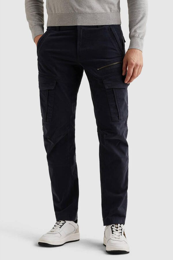PME Legend NORDROP tapered cargobroek donkerblauw