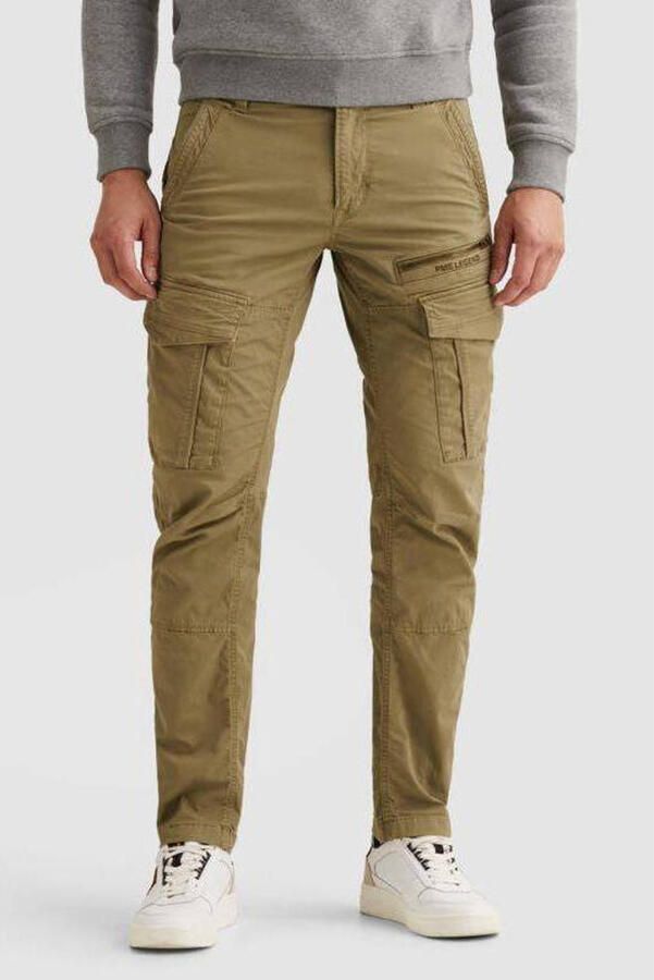PME Legend tapered fit cargobroek met labelstitching