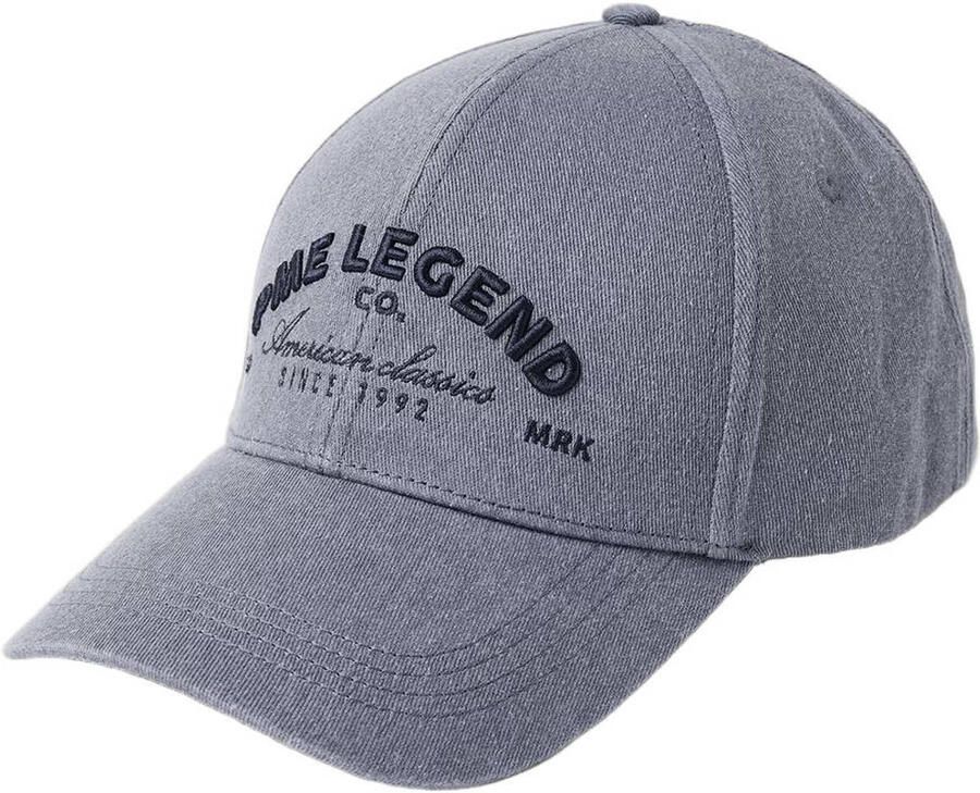 PME Legend pet met logo grijsblauw