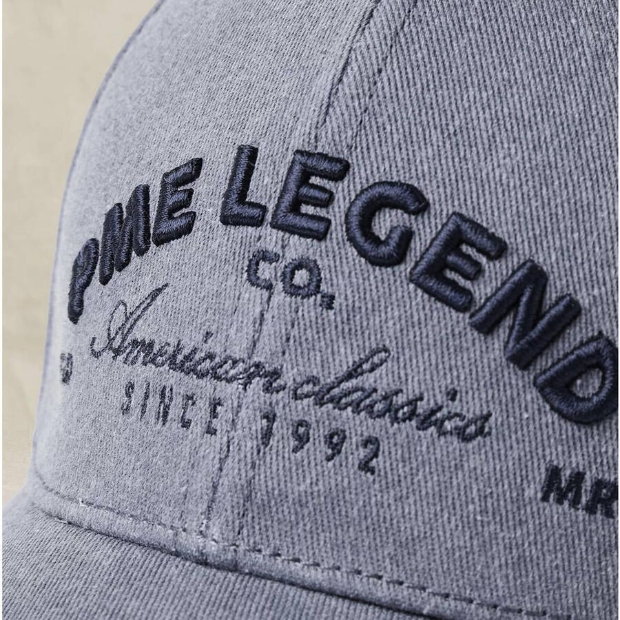 PME Legend pet met logo grijsblauw - Foto 2