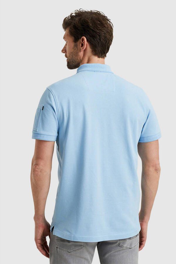 PME LEGEND Heren Polo's & T-shirts Trackway Polo Lichtblauw - Foto 6