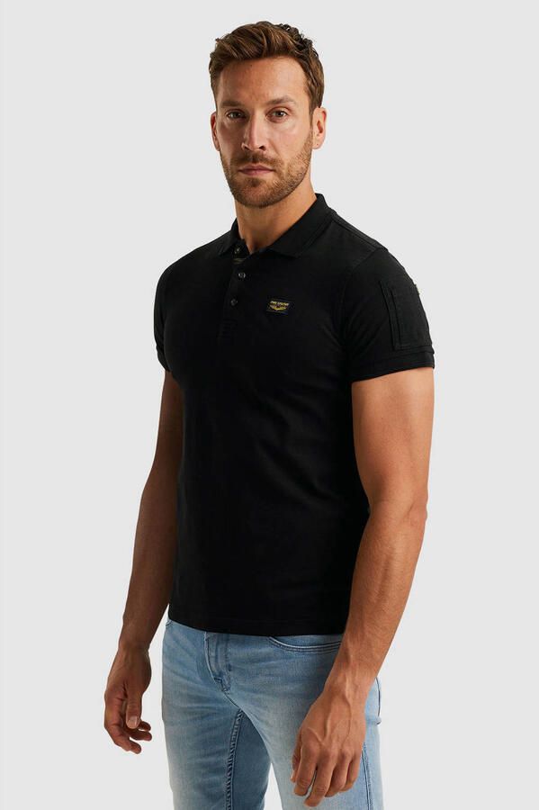 PME LEGEND Heren Polo's & T-shirts Trackway Polo Zwart - Foto 5