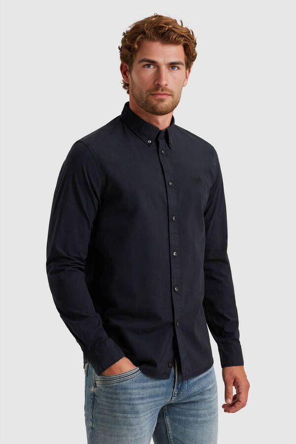 PME Legend regular casual overhemd AMERICAN CLASSIC donkerblauw