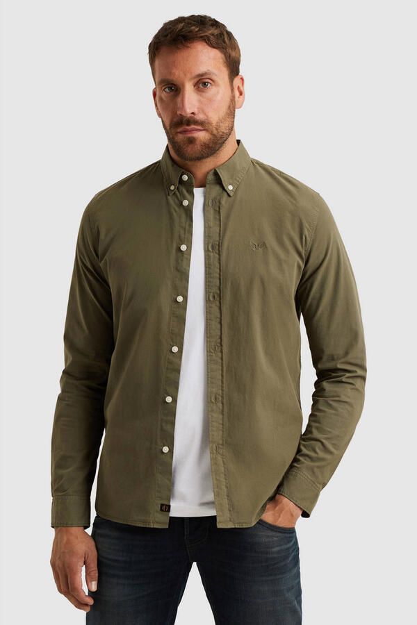 PME Legend Regular fit vrijetijdsoverhemd met button-downkraag