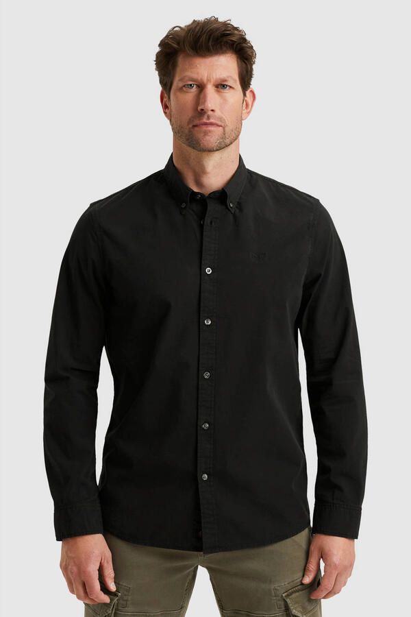 PME Legend regular casual overhemd AMERICAN CLASSIC zwart