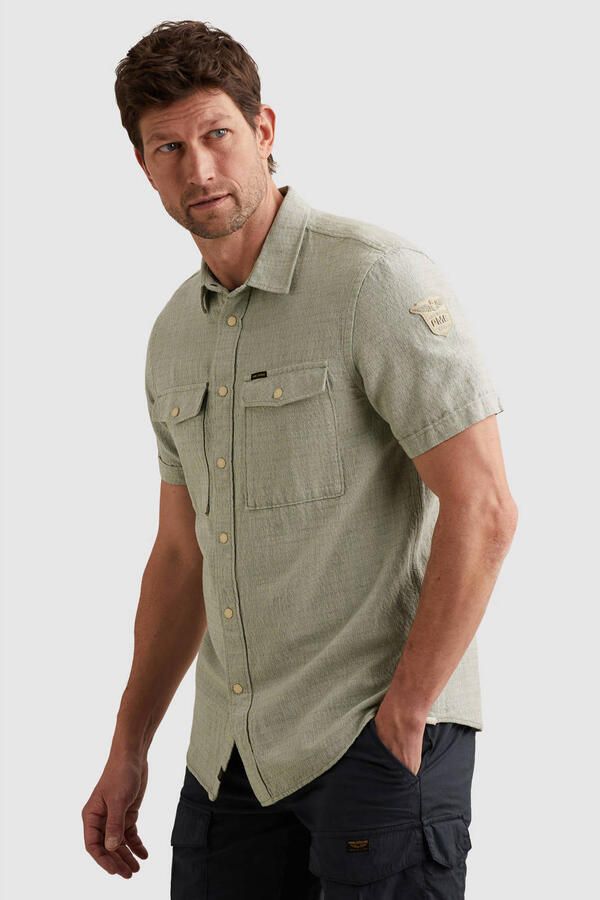 PME Legend regular casual overhemd beige - Foto 2