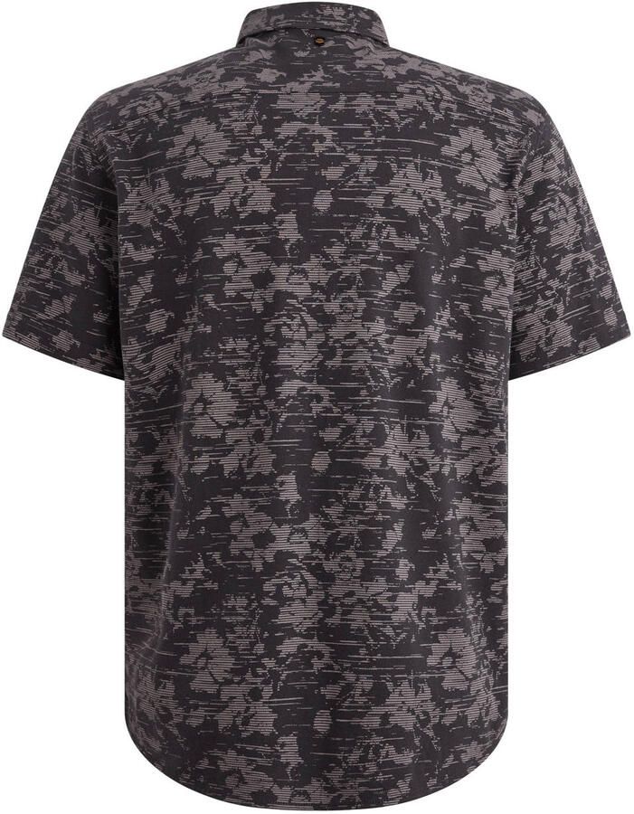 PME Legend regular casual overhemd fijn gebreid antraciet - Foto 2
