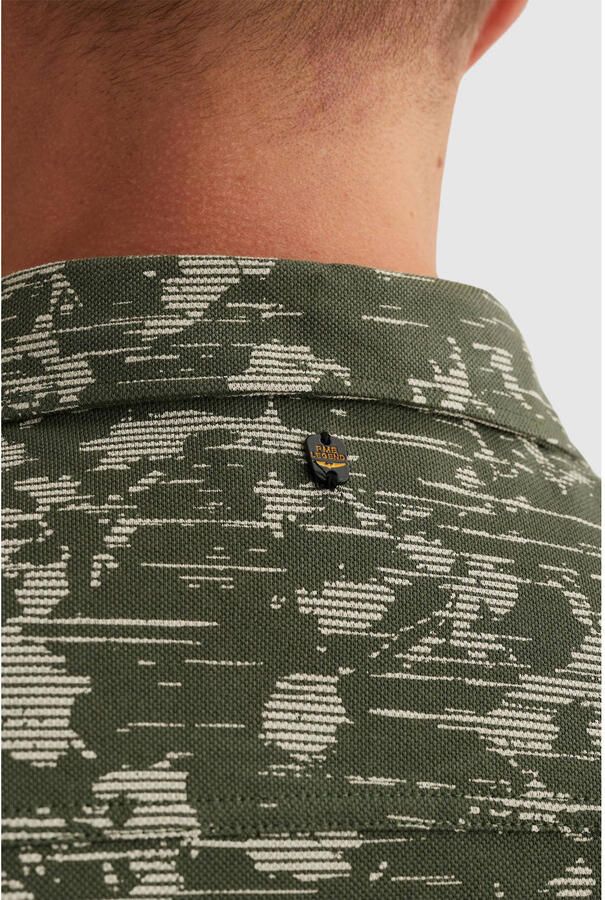 PME Legend regular casual overhemd fijn gebreid groen - Foto 3