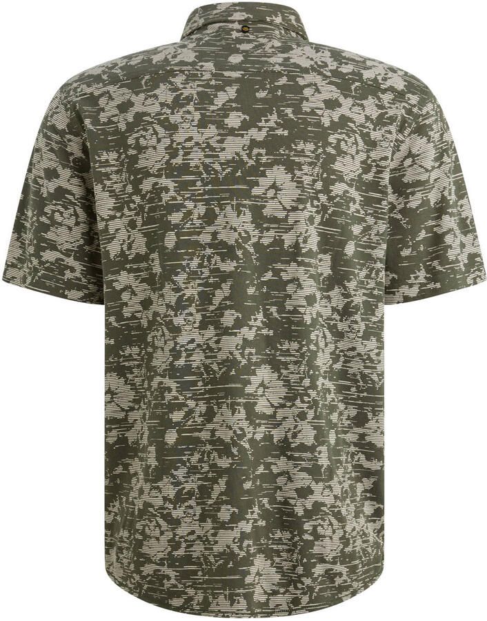 PME Legend regular casual overhemd fijn gebreid groen - Foto 2