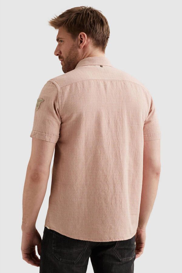 PME Legend regular casual overhemd roze - Foto 3