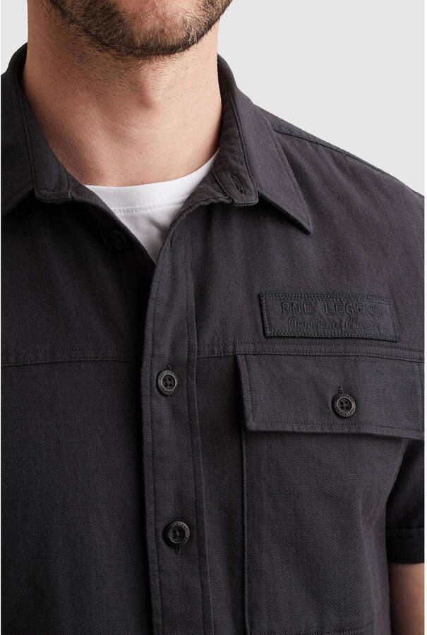 PME Legend regular casual overhemd zwart - Foto 2