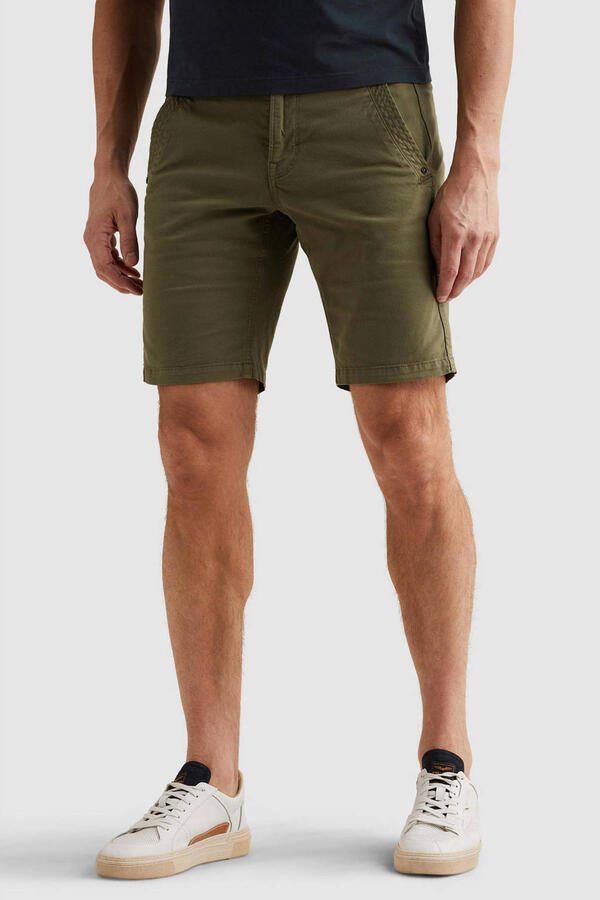 PME LEGEND Heren Broeken Spector Chino Shorts Fancy Structure Khaki - Foto 4