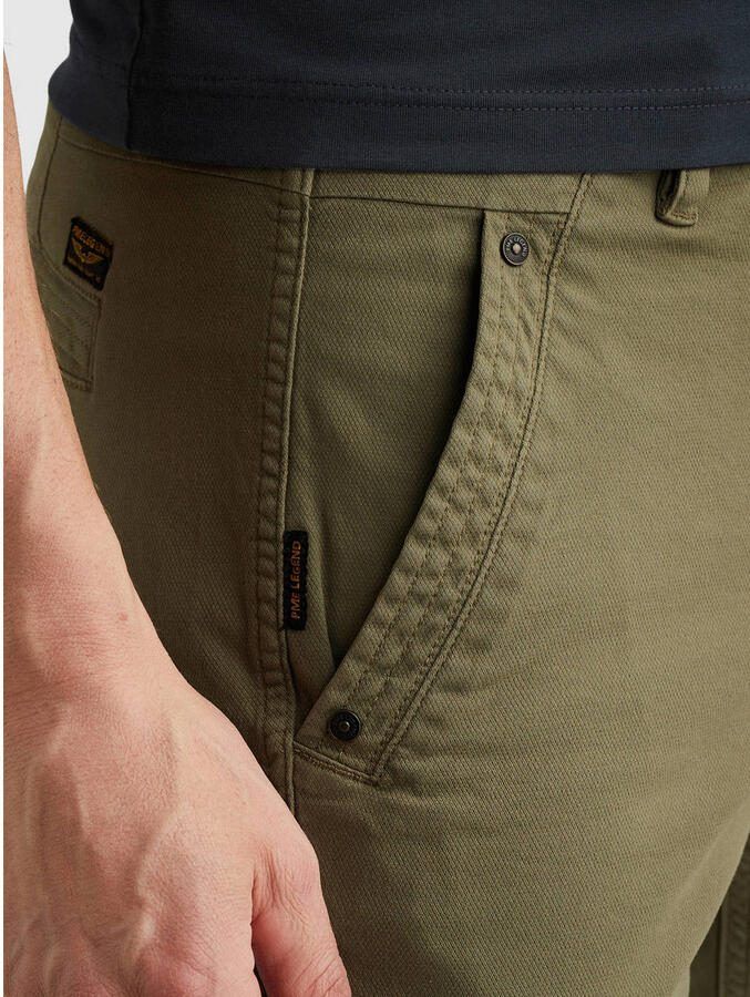 PME LEGEND Heren Broeken Spector Chino Shorts Fancy Structure Khaki - Foto 5