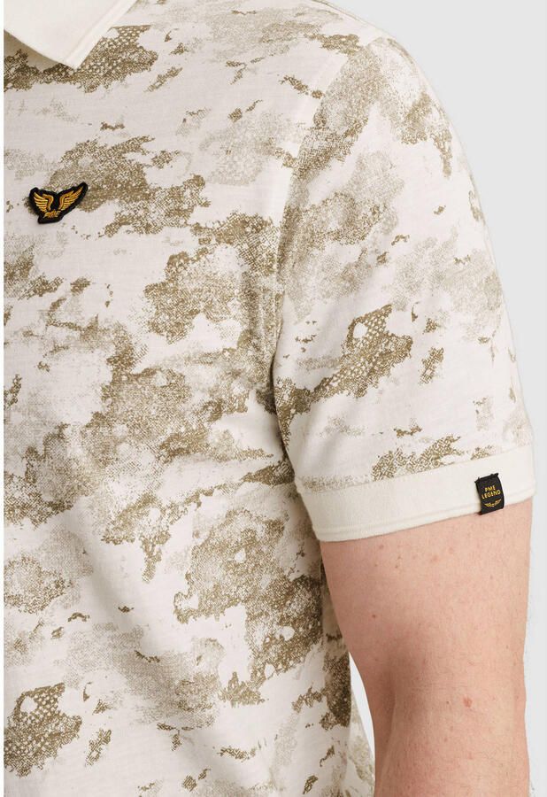 PME Legend regular fit camouflage polo beige