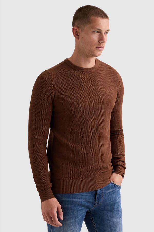 PME Legend regular fit gebreide trui arabian spice