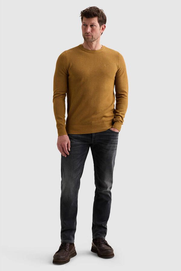 PME Legend regular fit gebreide trui goudbruin - Foto 3