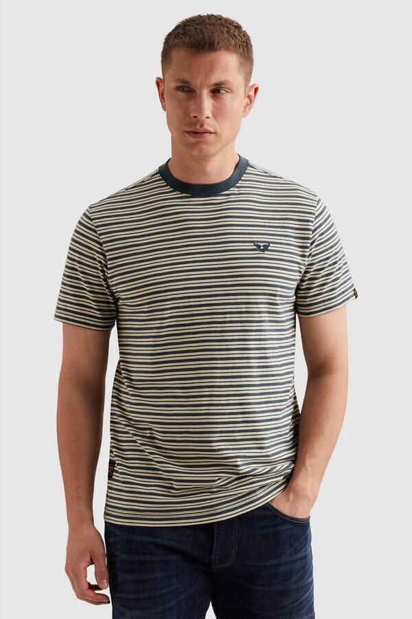 PME Legend T-shirt in all-over look met ronde hals