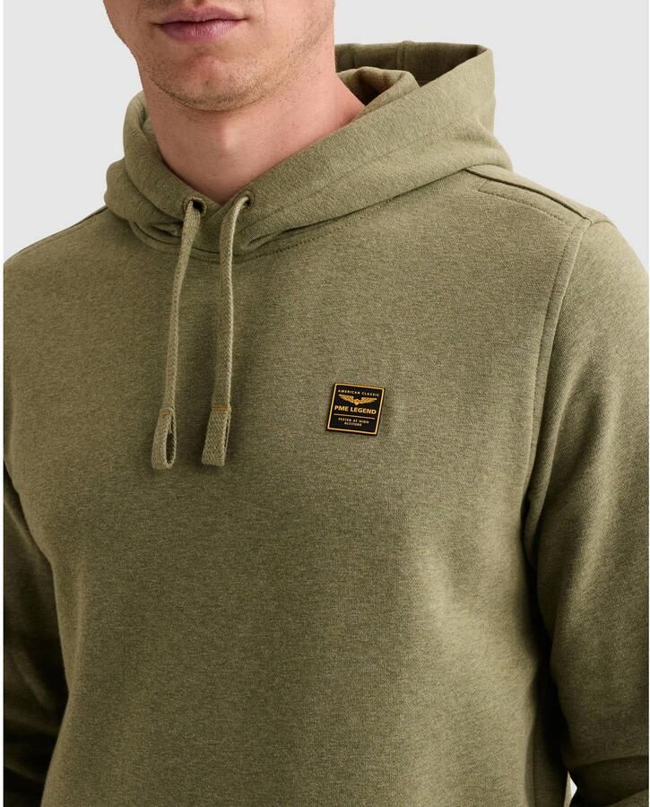 PME LEGEND Hoodie met rubberen badge en kangoeroezak - Foto 2