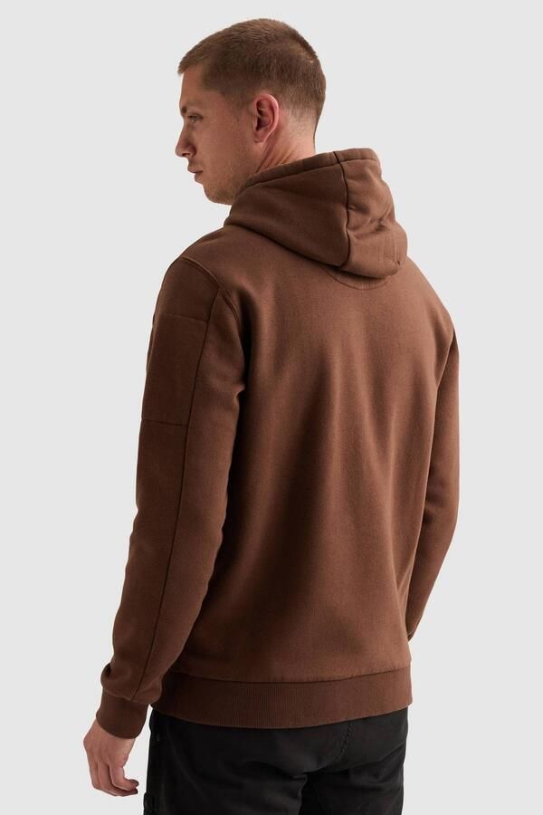 PME LEGEND Heren Truien & Vesten Hooded 3t Cross Fleece Bruin - Foto 6