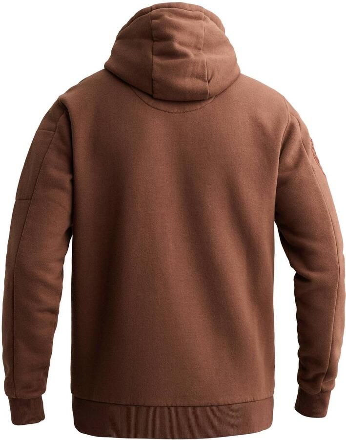 PME LEGEND Heren Truien & Vesten Hooded 3t Cross Fleece Bruin - Foto 5