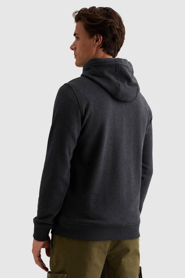 PME LEGEND Hoodie met rubberen badge en kangoeroezak - Foto 3