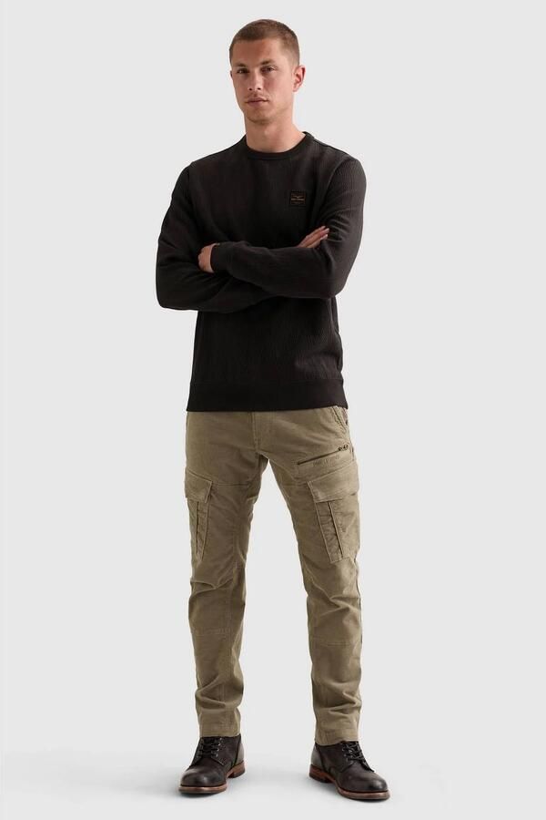 PME LEGEND Sweatshirt met allover jacquardpatroon en badge - Foto 3