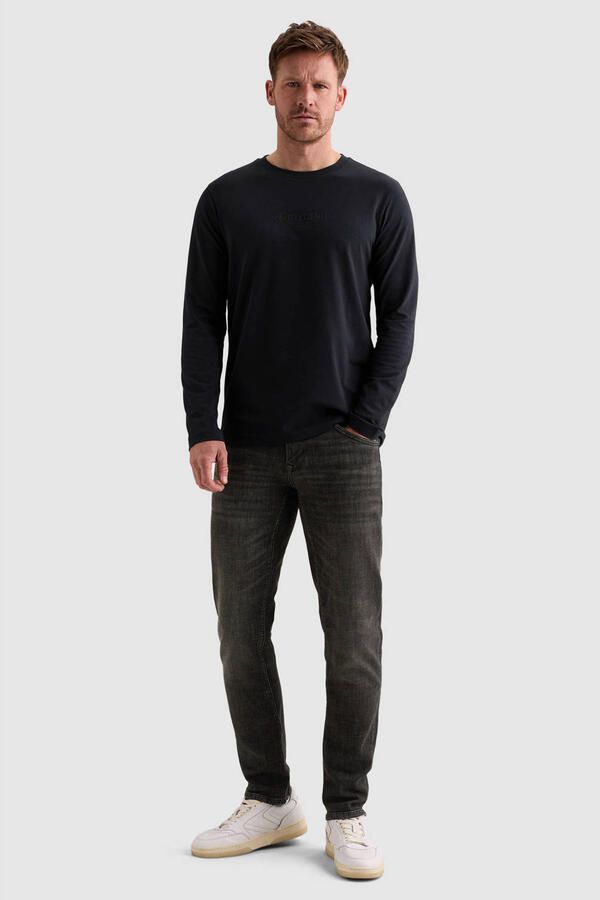 PME Legend regular fit longsleeve met print donkerblauw - Foto 3
