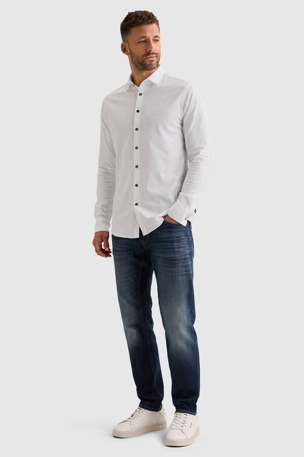 PME Legend Satin Jersey Overhemd Wit - Foto 3