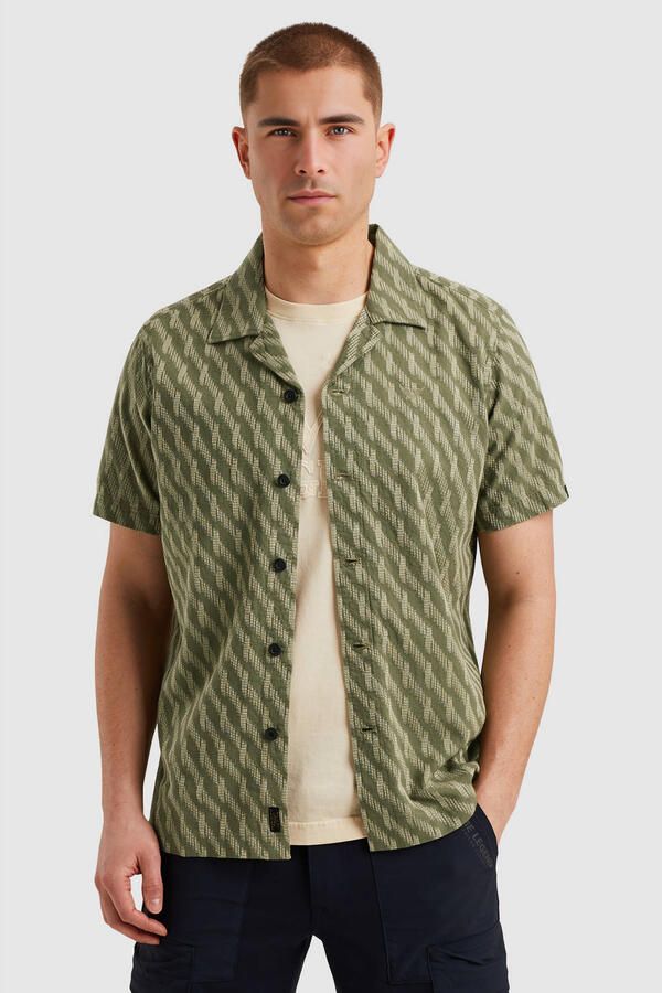 PME Legend regular fit overshirt groen - Foto 1