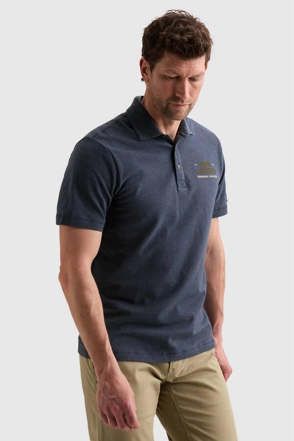 PME LEGEND Polo van 100% katoen met flight pocket - Foto 3