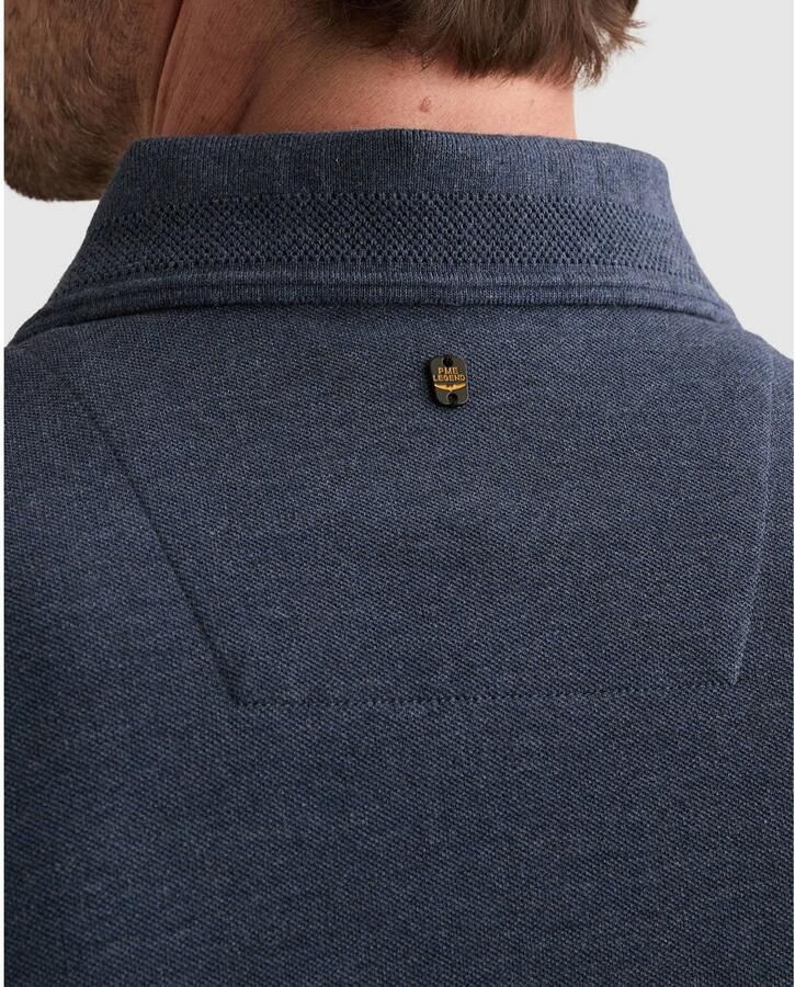 PME LEGEND Polo van 100% katoen met flight pocket - Foto 2