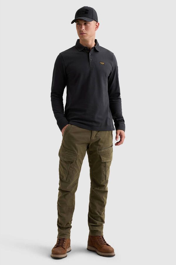 PME LEGEND American Classic polo met lange mouwen en flight pocket - Foto 2