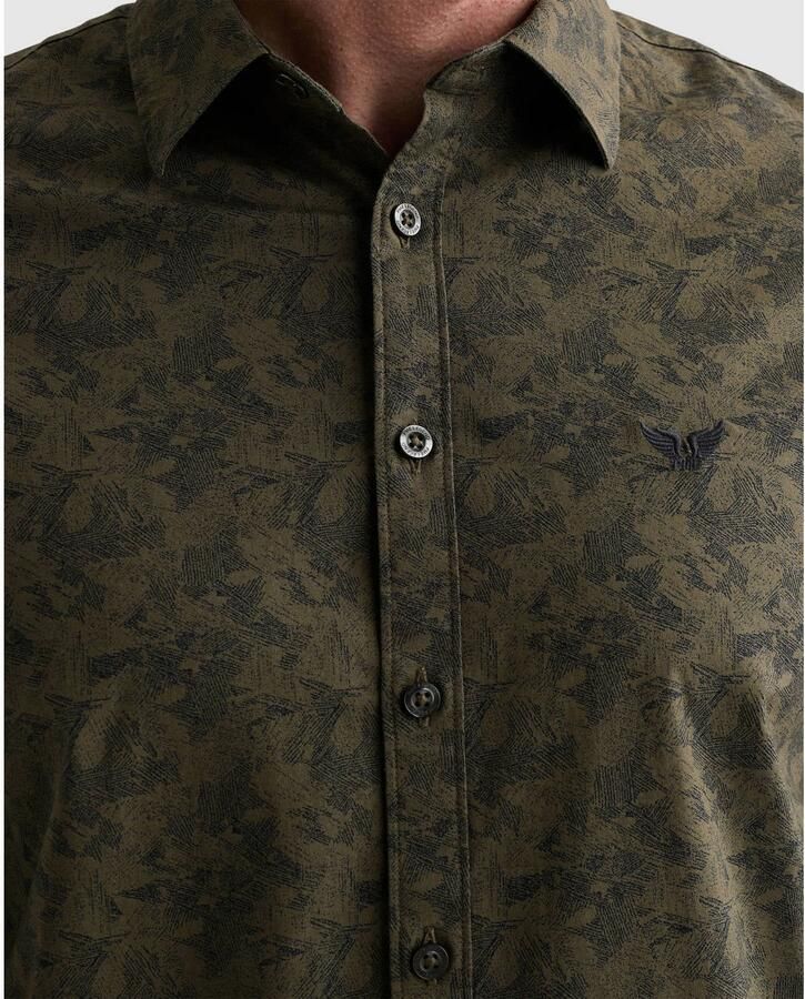 PME Legend regular fit poplin casual overhemd met print kalamata