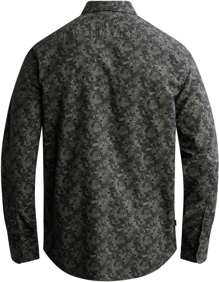 PME Legend regular fit poplin casual overhemd met print salute - Foto 3