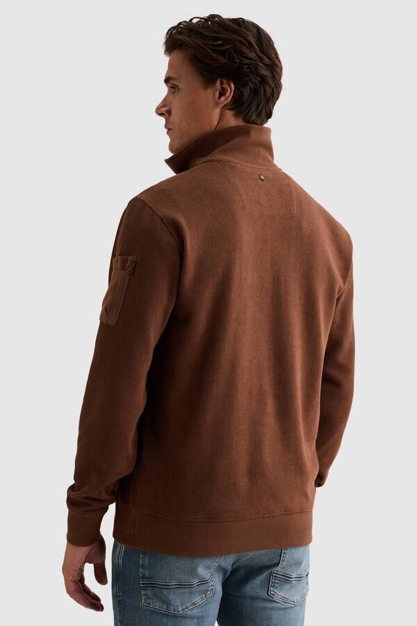 PME LEGEND Sweatshirt met halve rits en flight pocket