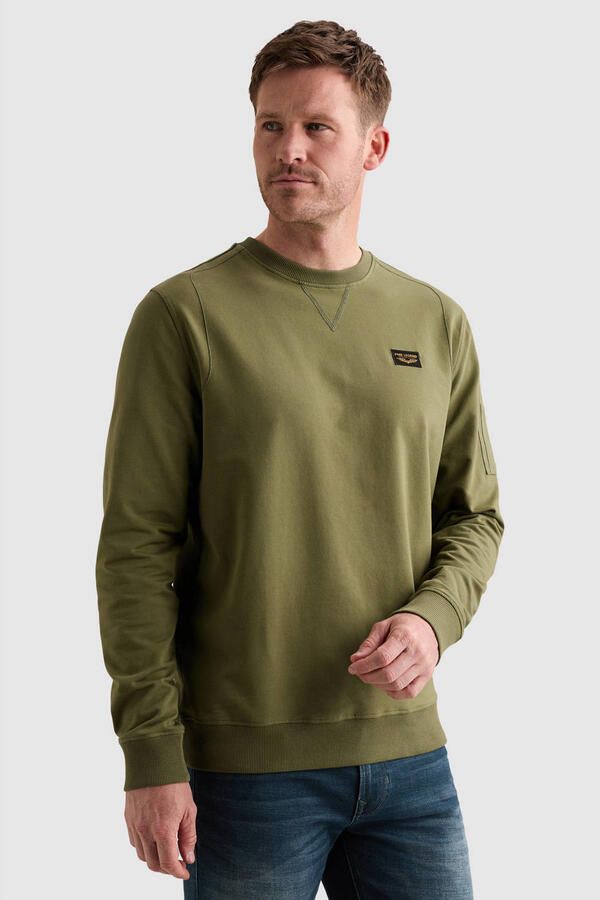 PME LEGEND Heren Truien & Vesten Crewneck American Classic Khaki - Foto 5