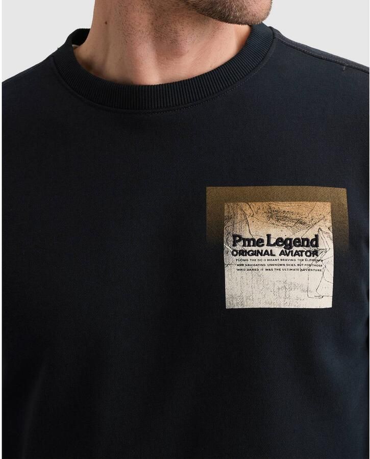 PME LEGEND Sweatshirt van 100% katoen met ronde hals - Foto 2