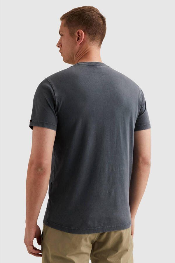 PME LEGEND T-shirt in een katoenblend met garment-dye wassing